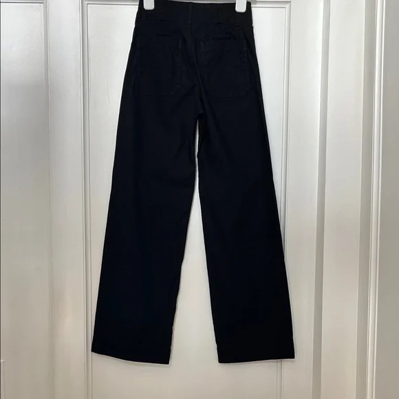 Anthropologie Black Wide-Leg Flare Jeans - Picture 3 of 4